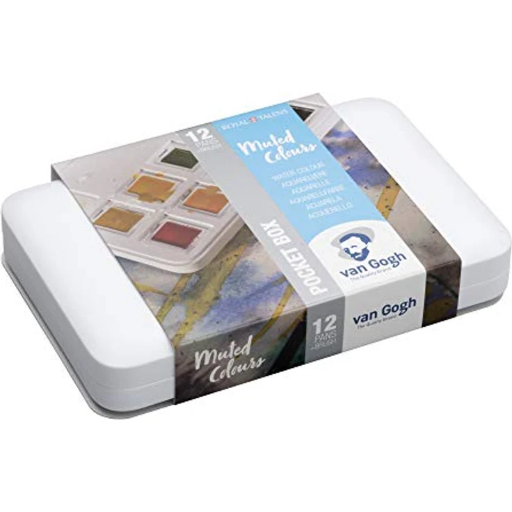 ROYAL TALENS Aquarellfarbe Van Gogh 12er Gedeckte Farben – Bild 7