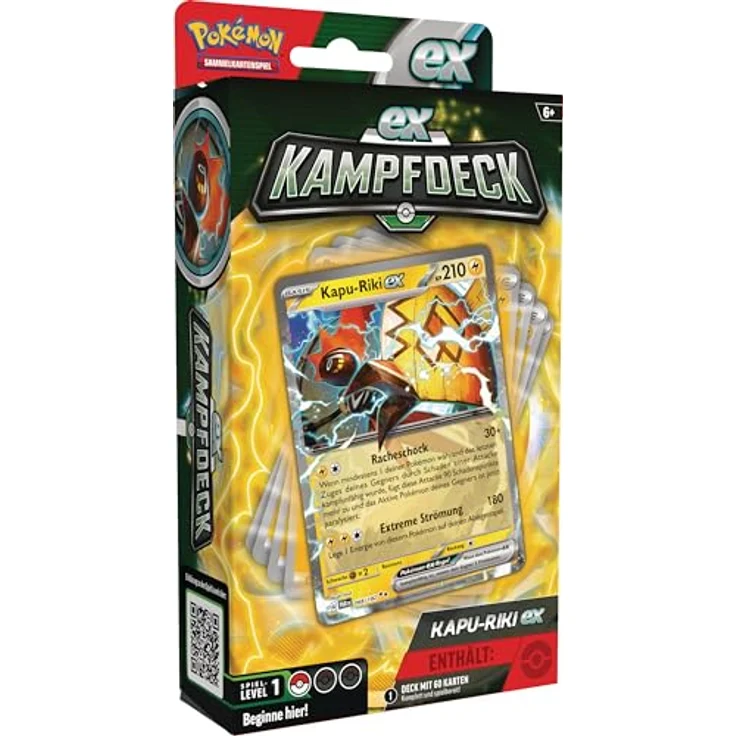 Pokémon Kampfdeck Kapu-Riki-ex, sofort spielbares Deck mit 60 Karten – Bild 1