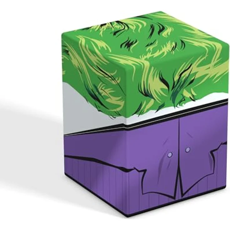 Ultimate Guard Squaroes - Squaroe Batman: Gotham City GC003 - Joker Deck-Box für bis zu 100 Spielkarten, aus 78% erneuerbaren Rohstoffen, schwarz – Bild 3