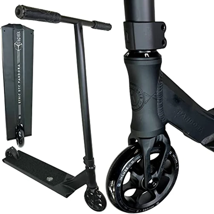 F26 Ethic DTC Pandora Stunt-Scooter, Leichtgewichtiger Freestyle Roller für Kinder, 85cm, Schwarz – Bild 1