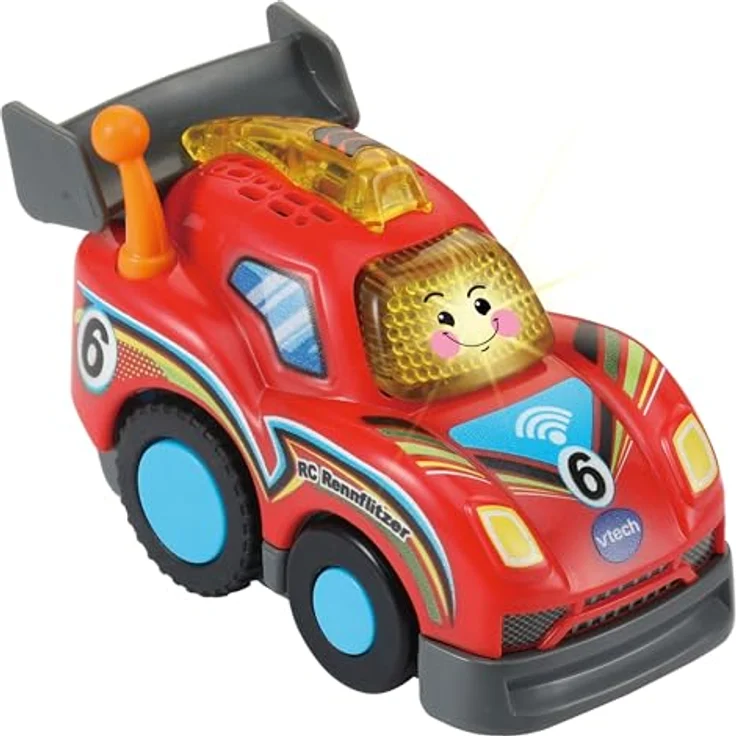 Vtech TUT TUT Baby Flitzer - RC Rennflitzer, ferngesteuert mit fröhlichen Sätzen und Melodien, blau – Bild 3