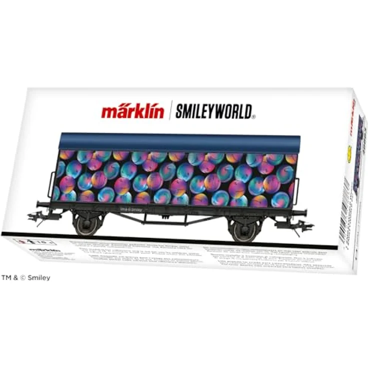 Märklin 48883 H0 Smiley Wagen 2025, zweiachsiger Güterwagen mit Gleichstromradsatz, 13,9 cm – Bild 2