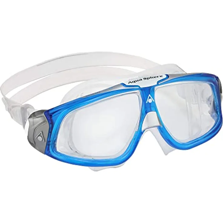 Aquasphere Aqua Sphere Seal 2.0 Schwimmbrille, blau weiß/transparentes Glas, Einheitsgröße Aquasphere Aqua Sphere Seal 2.0 Schwimmbrille, blau weiß/transparentes Glas, Einheitsgröße