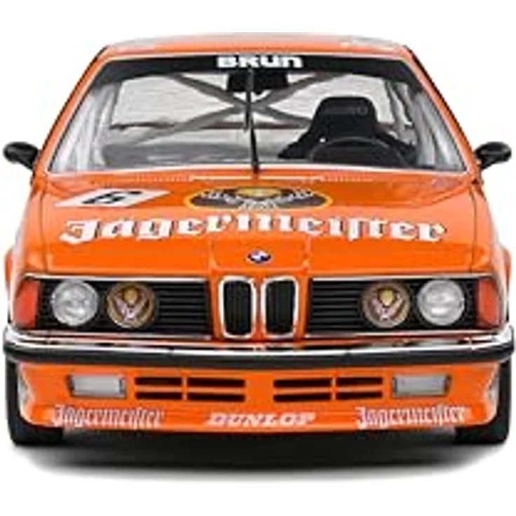 Solido BMW 635 CSi (E24) #6 ETCC 1984, Diecast Modellauto im Maßstab 1:18, orange mit detaillierter Rennsport-Ausstattung und beweglichen Teilen – Bild 2