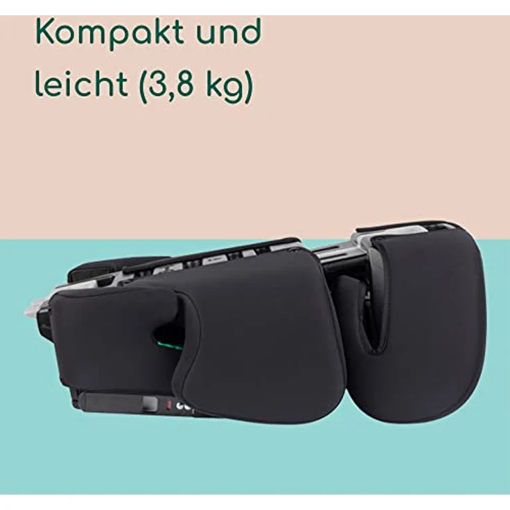 Bebeconfort Road Fix i-Size Sitzerhöhung, ISOFIX-Kindersitz, i-Size-Kindersitz, ab 3,5 Jahre bis zu 12 Jahren, 15-36 kg, 100-150 cm, Black Mist – Bild 5