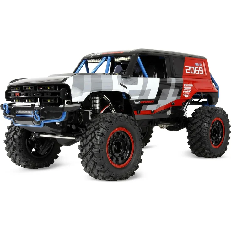Amewi Hyper GO Ford Bronco Baja 1000, 1:12 Brushless RC Crawler mit 3500KV Motor, robustem Antriebsstrang und schaltbarer LED-Beleuchtung, RTR_ready-to-run – Bild 1