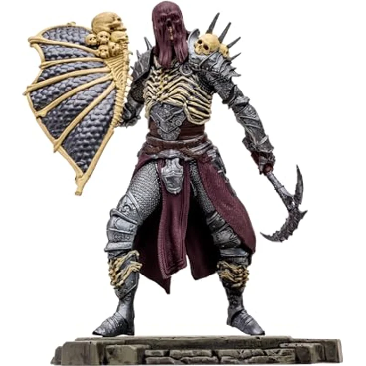 McFarlane Diablo 4 Actionfigur Necromancer, 15 cm, detaillierte und bewegliche Sammelfigur mit Base in Fensterbox – Bild 2