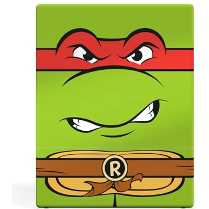 Ultimate Guard Squaroes - Squaroe Teenage Mutant Ninja Turtlesâ„¢ 004 - Raphael, Sammelbox für bis zu 100 Spielkarten, hergestellt aus 78% erneuerbaren Rohstoffen, Maße: 98,5 x 76 x 75 mm – Bild 7