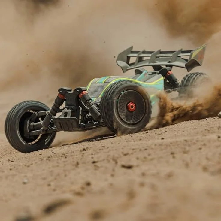 Arrma ARA4306V4T1 1:8 TYPHON 223S BLX Brushless 4X4 Buggy RTR mit DSC Grün, Ferngesteuertes Auto 2S und 3S Ready – Bild 2