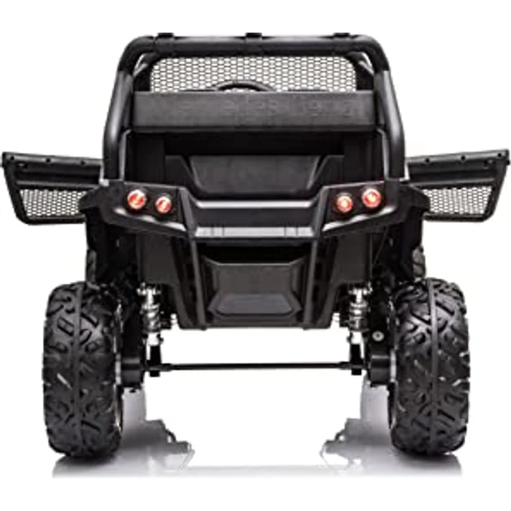 FINOOS Kinder elektroauto Mercedes Unimog 12V Elektroauto für Kinder, kinderauto mit 2,4 Ghz Fernbedienung, Allrad angetrieben, 12V 10Ah Batterie, 1-5 Jahre (Camouflage) – Bild 4