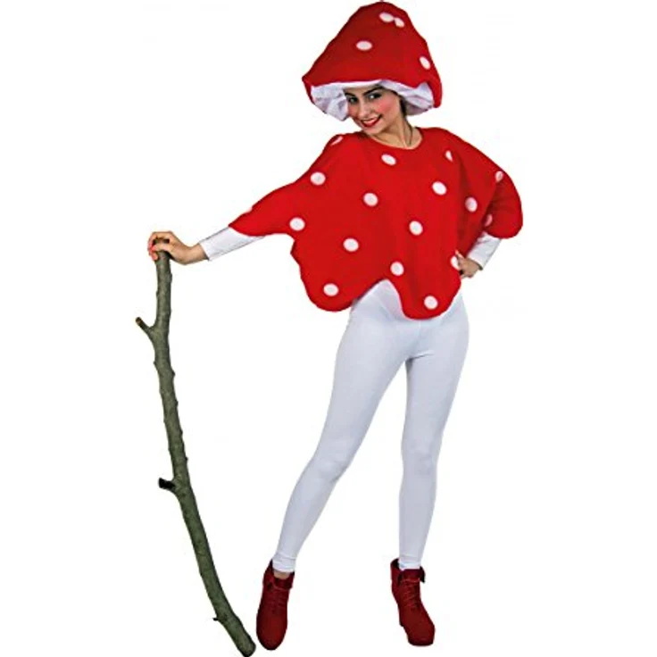 Festartikel Müller Fliegenpilz-Set aus Überwurf und Hut, 119.193.00