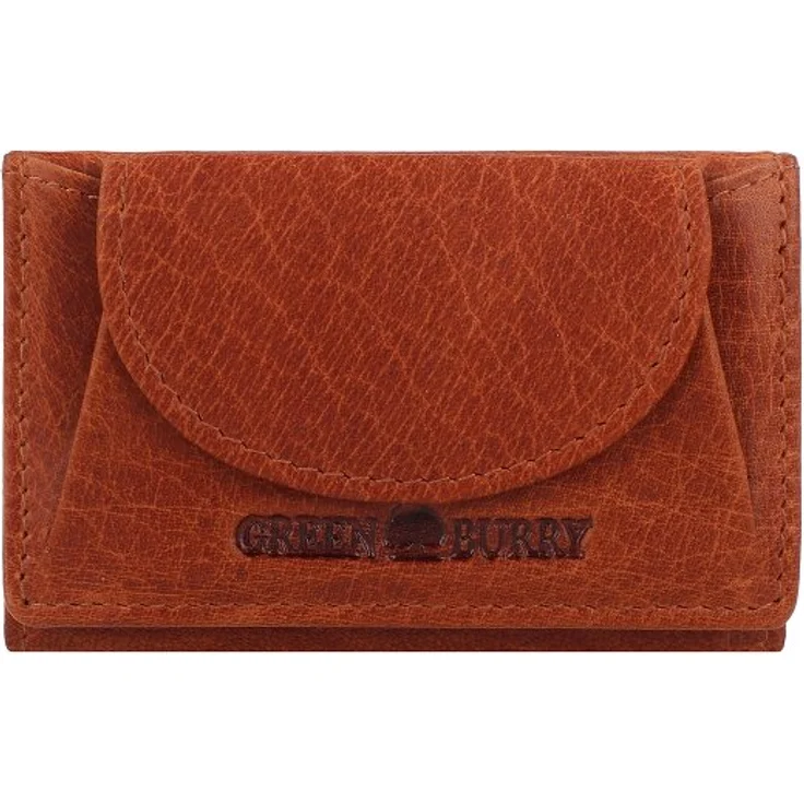 Greenburry House of Norway Geldbörse, 100% Leder, 9.5 cm x 2 cm x 6.5 cm, braun