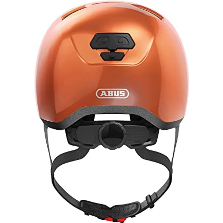 ABUS Kinderhelm Skurb Kid - robuster Fahrradhelm im Skater-Look mit Platz für einen Zopf und vielfältigen Designs - für Mädchen und Jungen - Orange, Größe M – Bild 3