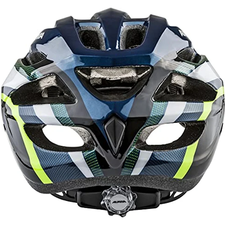 Alpina Sports Unisex – Erwachsene SMU Radhelm, darkblue-neon, 54-58 – Bild 2