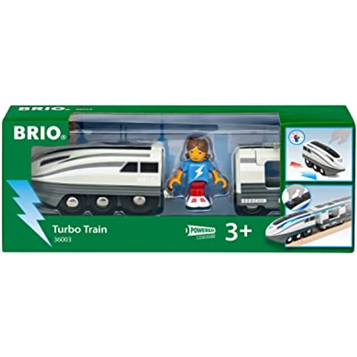 36003 BRIO Turbo-Zug - Batteriebetriebener Spielzeugzug für Kinder ab 3 Jahren - Preisvergleich – Bild 2