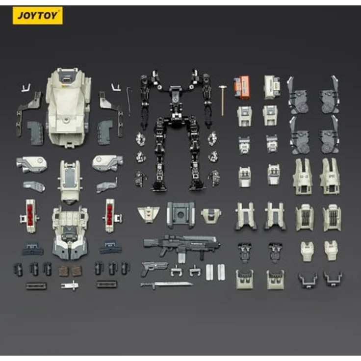 Joy Toy Dark Source Actionfigur APOC Series Bedrock Albus Standard Combat Type Mech, 16 cm, detailreich und beweglich mit Zubehör – Bild 2