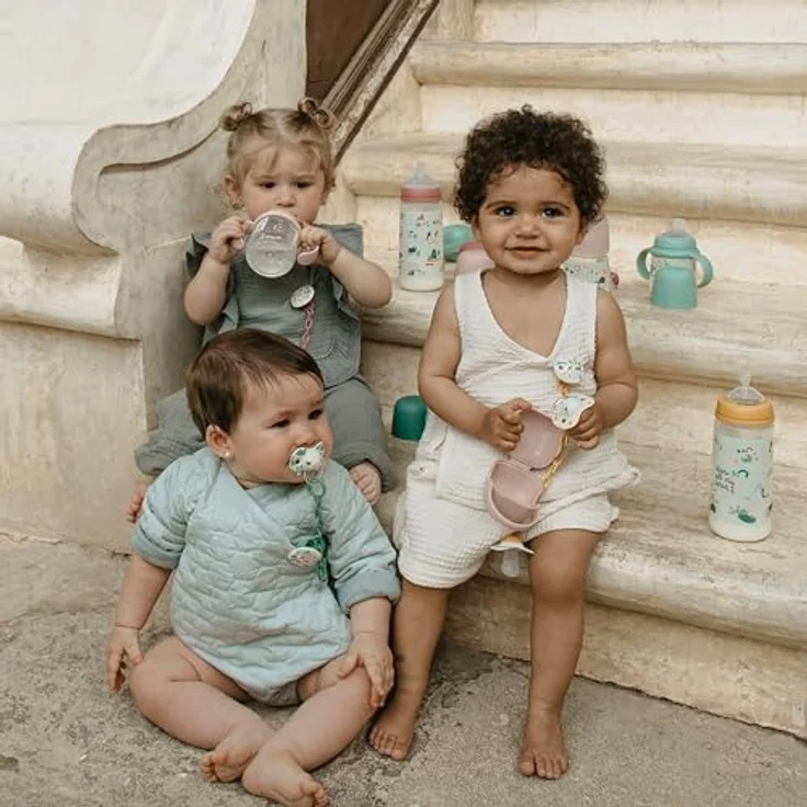 Suavinex Walk 6-18 m Schnuller Green 2 St. - fördert gesunde Zahn- und Gaumenentwicklung, symmetrische Form für freies Atmen – Bild 8