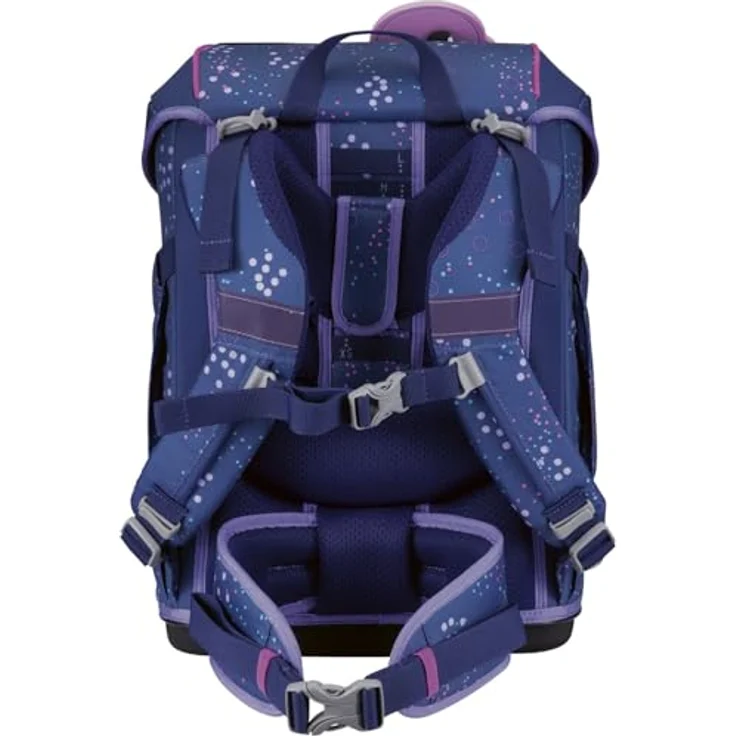 DerDieDas® Schulrucksack ErgoFlex Tiny Set, modischer Rucksack mit verstärktem Taschenboden und smartem Innenleben, schwarz – Bild 3