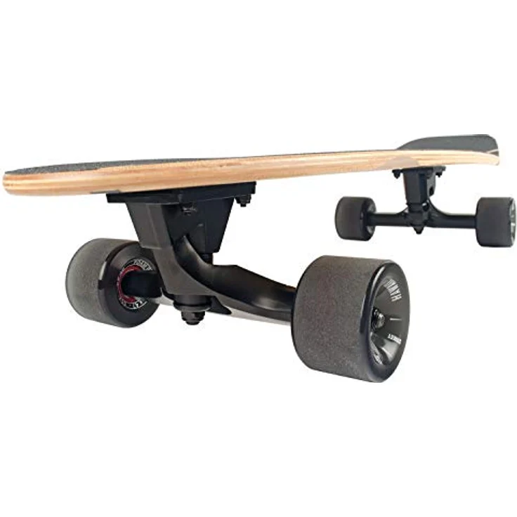 JUCKER HAWAII Skatesurfer Honu // Surfskate Bambus Board // Street Juice Rollen // 65mm, Schwarz - Preisvergleich – Bild 3