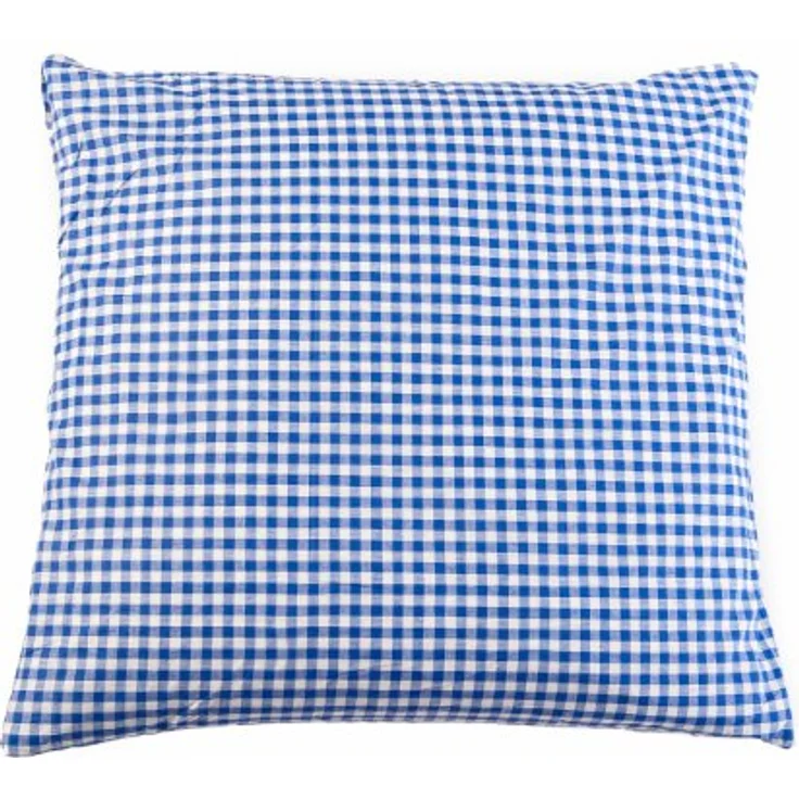 texpot Bettwäsche Garnitur 155 x 220 cm + 80 x 80 cm Landhaus 5 mm Karo blau kariert Bauern Kissenbezug Bettbezug, 100% Baumwolle, ÖKO Tex 100, waschbar bis 90°, trocknergeeignet – Bild 2