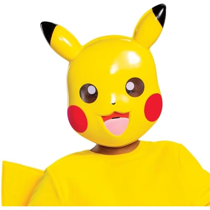 Disguise Pokémon Pikachu Kinderkostüm, Offiziell lizenziert, Komfortabler Sitz und detailliertes Design, Größe M 7-8 Jahre – Bild 3