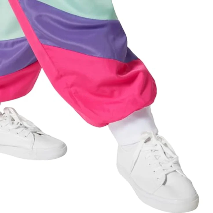 dressforfun Jogginganzug Damen Set, Trainingsanzug Damen, Sportanzug Damen, Faschingskostüme Damen, Kostüm Damen, Karneval Kostüm Damen, 80er Jahre, 90er, Kostüme für Erwachsene - pink, XXL – Bild 5