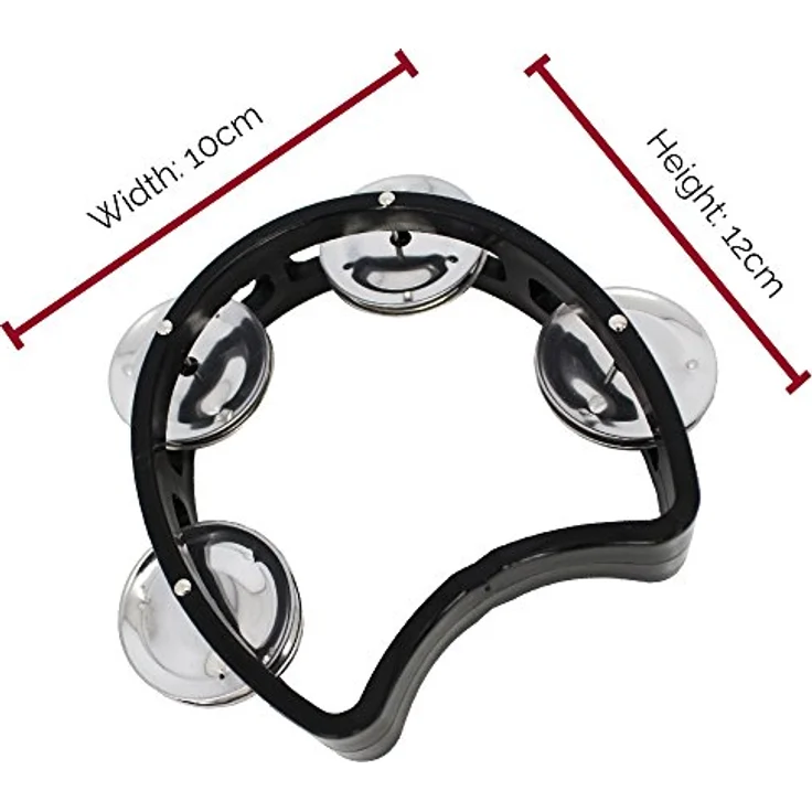 Stagg Mini Tambourine - Black – Bild 3
