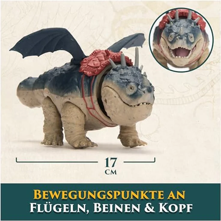 Dreamworks Dragons Fleischklops und Fischbein, Wikinger und Drachen Actionfiguren-Set mit 7 Bewegungspunkten, Spielzeug für Kinder ab 4 Jahren – Bild 5