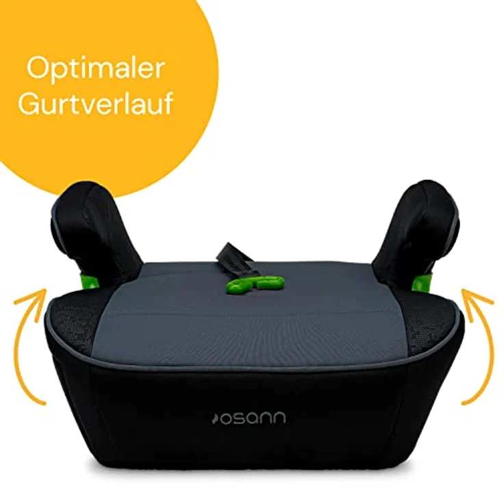 Osann Junior Isofix Gurtfix i-Size Sitzerhöhung (126-150 cm) - Pixel Black – Bild 8