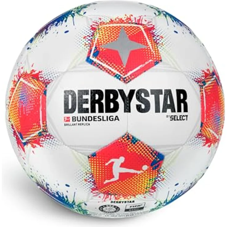 Derbystar Bundesliga Brillant Replica v25, Freizeitfußball mit SR-Blase, FIFA BASIC-APPROVED, Dual Bonded – Bild 3