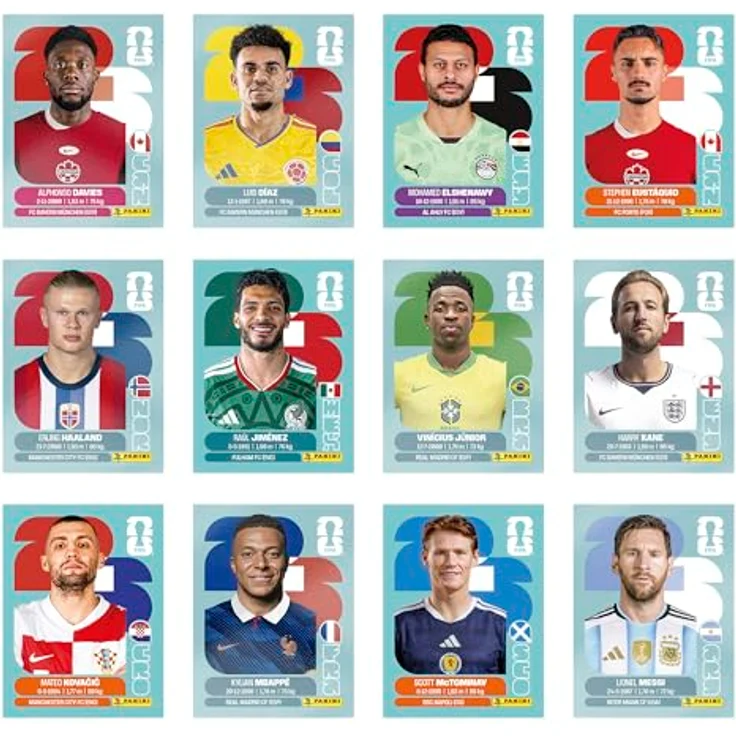 Panini Fifa® World Cup 2026, 50er Displaybox Sammelkarten mit 350 Stickern, grün, One Size – Bild 3