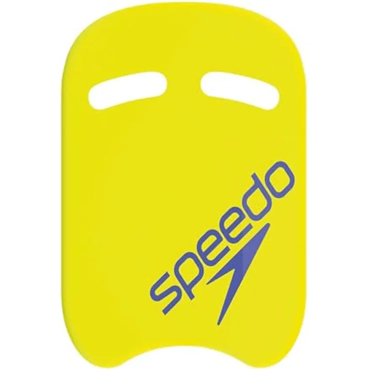 Speedo Kick Board für Erwachsene, Unisex Schwimmhilfe in Hyper Yellow/Cobalt Pop, One Size