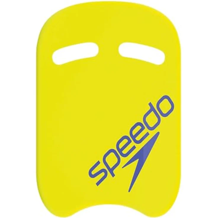 Speedo Kick Board für Erwachsene, Unisex Schwimmhilfe in Hyper Yellow/Cobalt Pop, One Size
