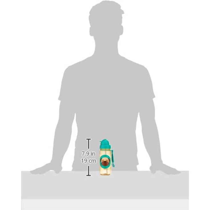 Skip Hop Skip Hop Water bottle for children Zoo Mops PP 390ml – Bild 6