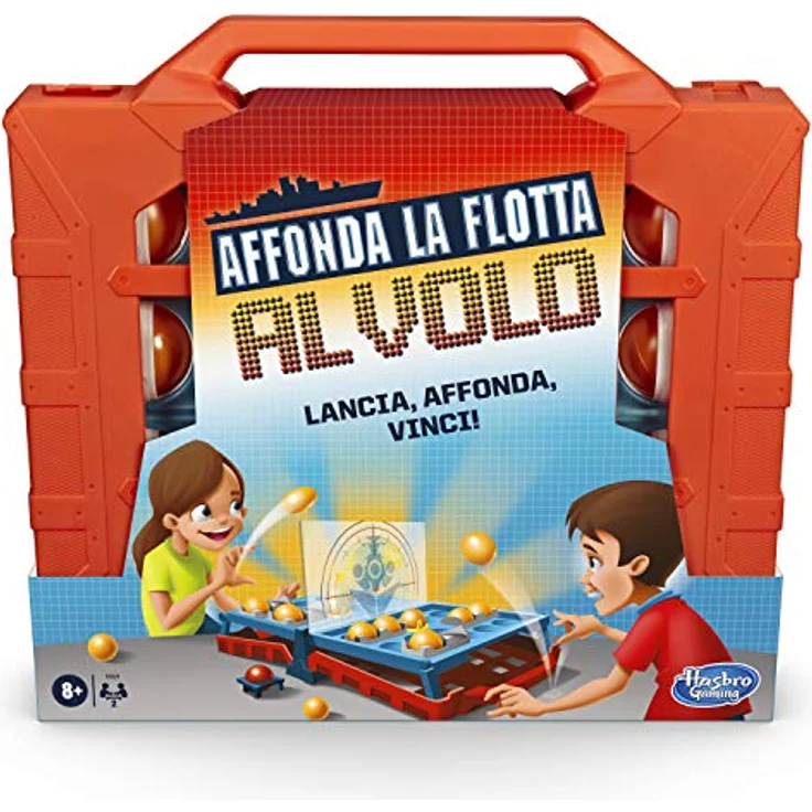 Hasbro Gaming - Flotte sinkt auf dem Flug (Box-Spiel - englische Version) - Strategisches Strategiespiel in tragbarem Klappkoffer – Bild 1