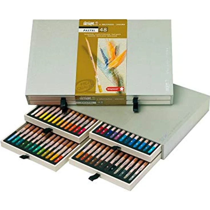 Bruynzeel - 48 Pastellbuntstifte in luxuriösem Etui – Bild 1