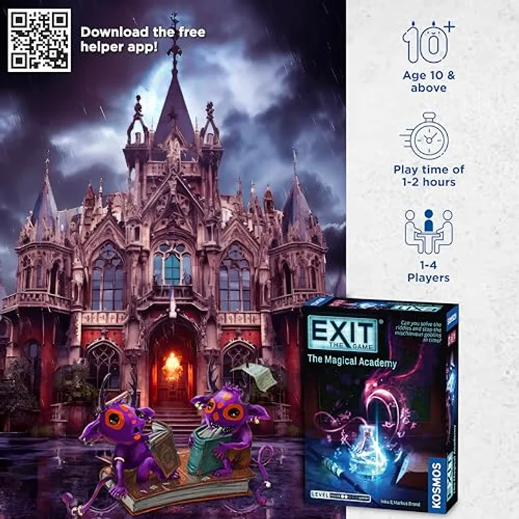 Thames & Kosmos EXIT The Game - The Magical Academy Escape Room, Koop-Spiel für 1+ Spieler, Denkspiel ab 10 Jahren, Rätsel und geheime Objekte – Bild 2