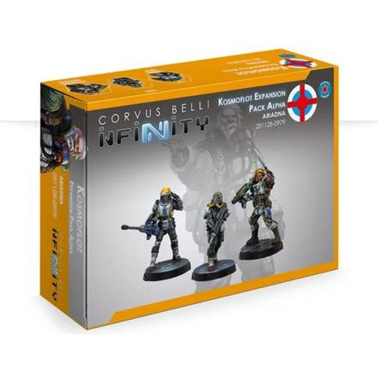 Infinity Kosmoflot Expansion Pack Alpha Box, Sammelfigur zur Unterstützung taktischer Raumoperationen im Weltraum