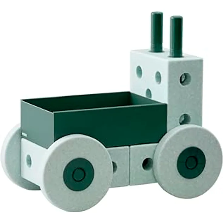 Modu 3-in-1 Lauflernwage, umbaubar zur Schubkarre oder Tritthocker, für Kinder ab 1 Jahr, 48 x 27 x 44 cm