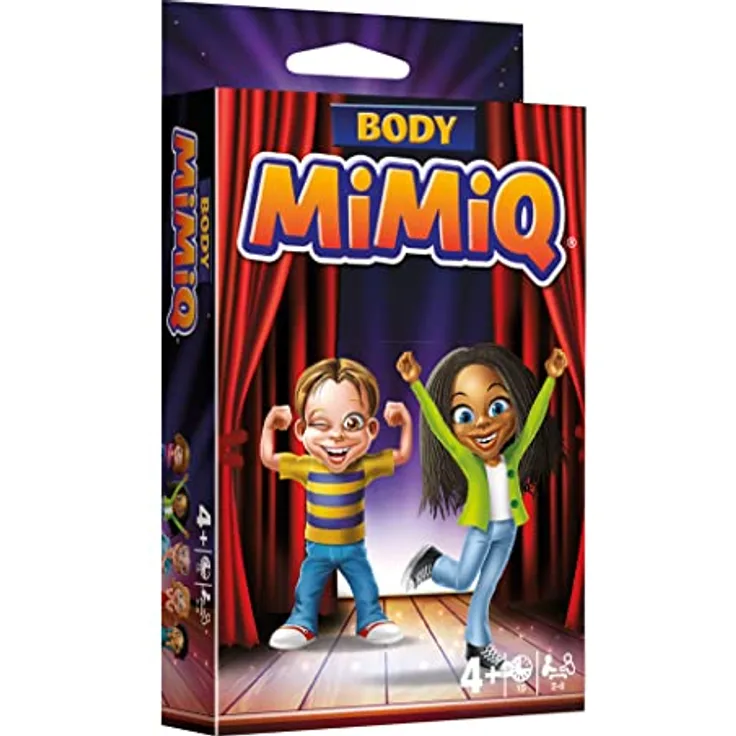 SmartGames Body Mimiq, Kartenspiel für die ganze Familie, pädagogisches Nachahmungsspiel mit lustigen Körperposen