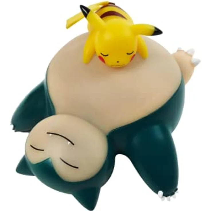 Teknofun Snorlax und Pikachu Light-Up, LED Leuchtfigur mit 15 cm Höhe, zwei Beleuchtungspositionen, offiziell lizenziertes Pokémon-Produkt – Bild 1