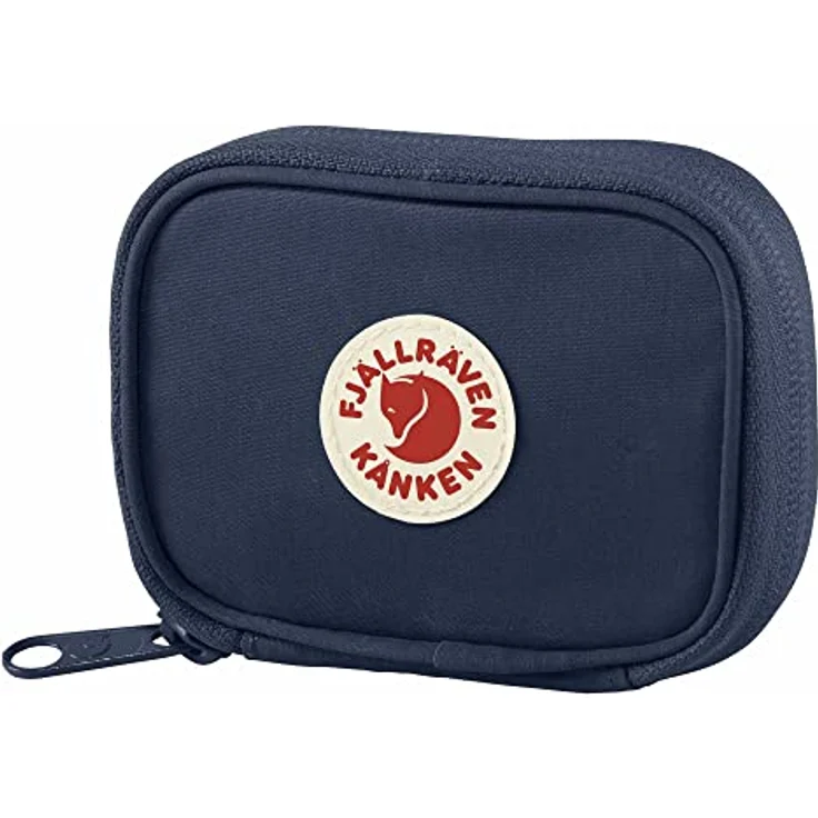 Fjällräven Kånken Geldbörse, kompakte Kinderportemonnaie in Navy, wasserabweisend mit Zipper und 3 Kartenfächern – Bild 5