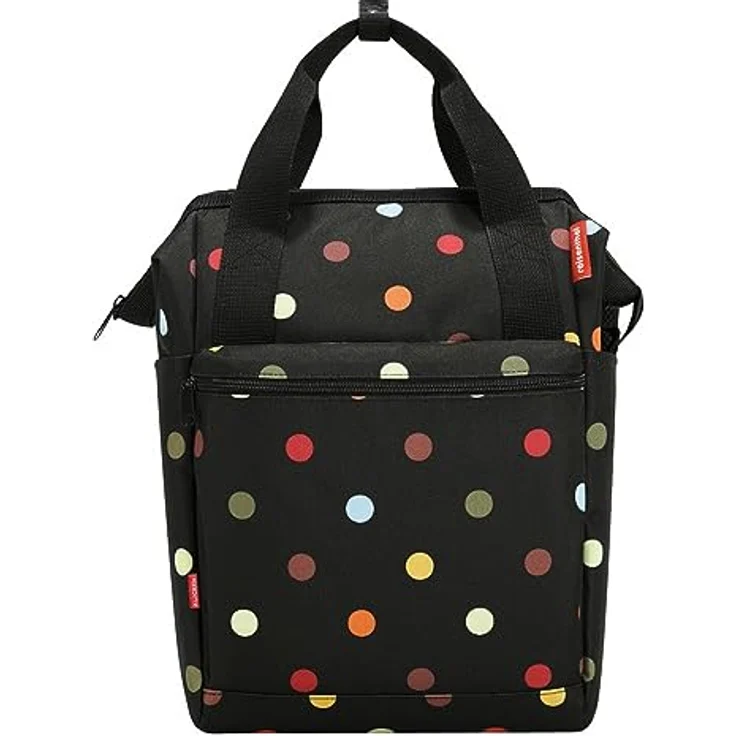 KlickFix Fahrradtasche reisenthel Roomy GT 12 - Hinterradtasche 40 cm (1-tlg) - Geräumige Seitentasche für Gepäckträger, schwarz – Bild 2