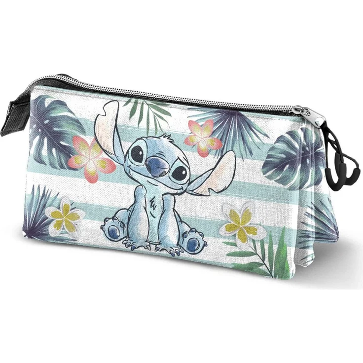 Karactermania Federmäppchen Lilo & Stitch, 3-fach Federmäppchen im Ocean-Design