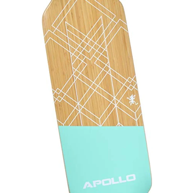Apollo Longboard Savaii 36" Komplettboard mit High Speed ABEC Kugellagern, Drop Through Freeride Skaten Cruiser Board, Bambus - 36 Zoll Handliches Twin Tip Longboard – Bild 4