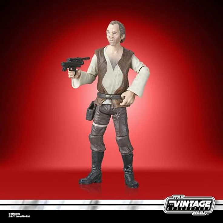 Star Wars The Vintage Collection Doctor Evazan Action-Figur, 9,5 cm, mit Blaster-Zubehör und Kenner-Verpackung – Bild 5