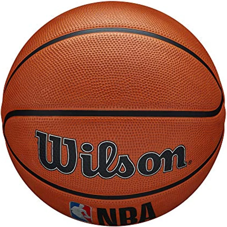 Wilson Basketball NBA DRV PRO, Outdoor, Tackskin Gummi, Größe: 6, Braun – Bild 5