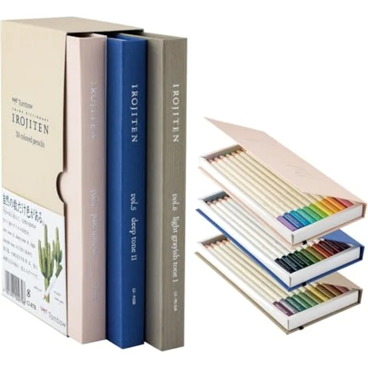 Tombow CI-RTB-30C Künstlerfarbstift Irojiten, Karton-Sammelbox mit 3 Sets, 30 Farben, 1 stück (30er Pack)