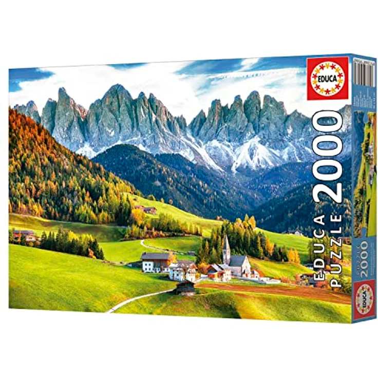 Educa - Puzzle 2000 Teile Herbst in den Dolomiten, Landschaftspuzzle für Erwachsene und Kinder ab 14 Jahren, FSC-zertifiziert, 96 x 68 cm – Bild 4