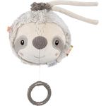 Fehn Spieluhr Faultier, Kuscheltier & Einschlafhilfe mit Melodie "Brahms Wiegenlied", 13 cm, maschinenwaschbar, für Babys ab 0 Monaten